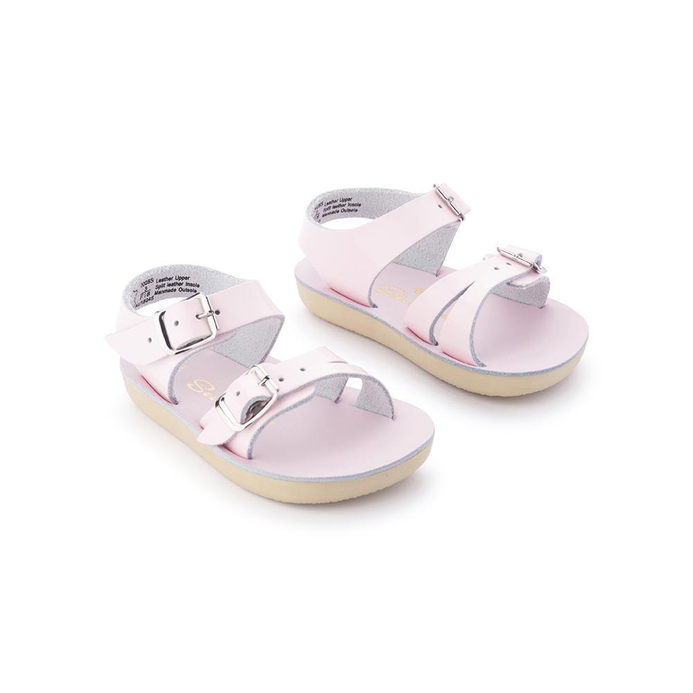 Saltwater sandals shiny pink sales