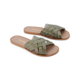 Salt Water Retro Slide Olive Adults