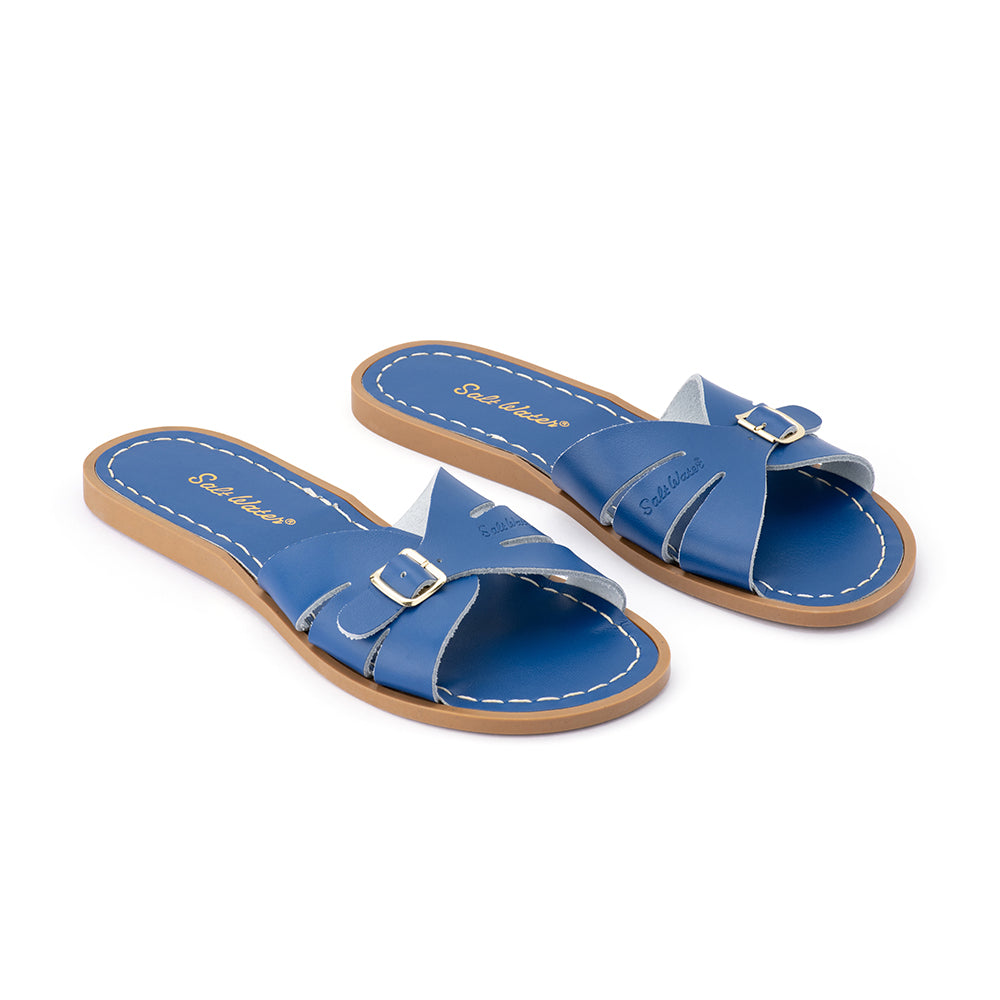Salt Water Classic Slide Cobalt Adult – Salt Water Sandals AU