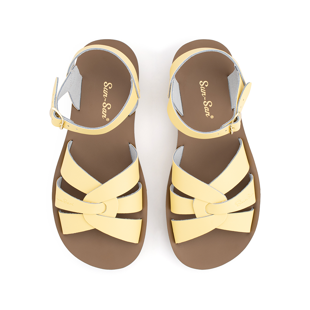 Sun-San Swimmer Butter Yellow Adult – Salt Water Sandals AU