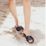 Salt Water Retro Slide Black Youth – FINAL SALE