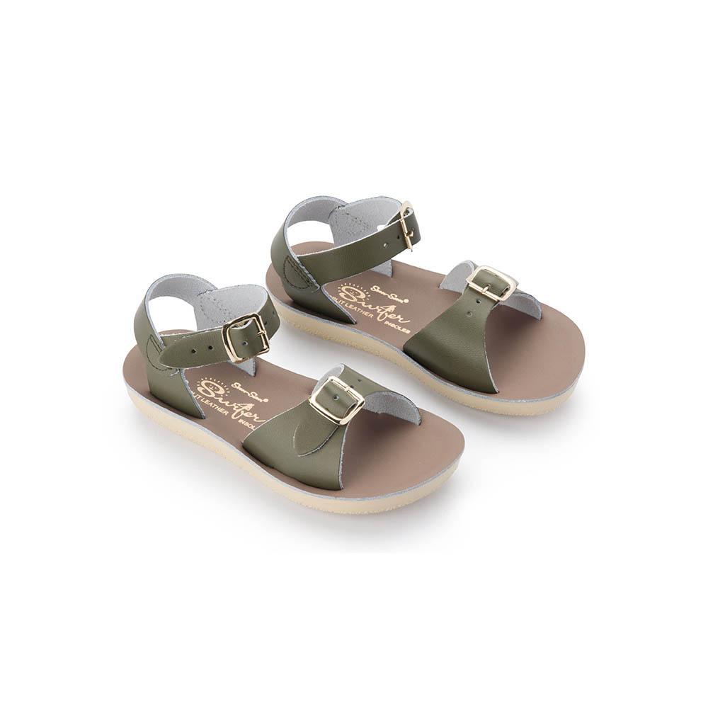 Sun Surfer Sun-San Surfer Olive Kids – Salt Water Sandals AU