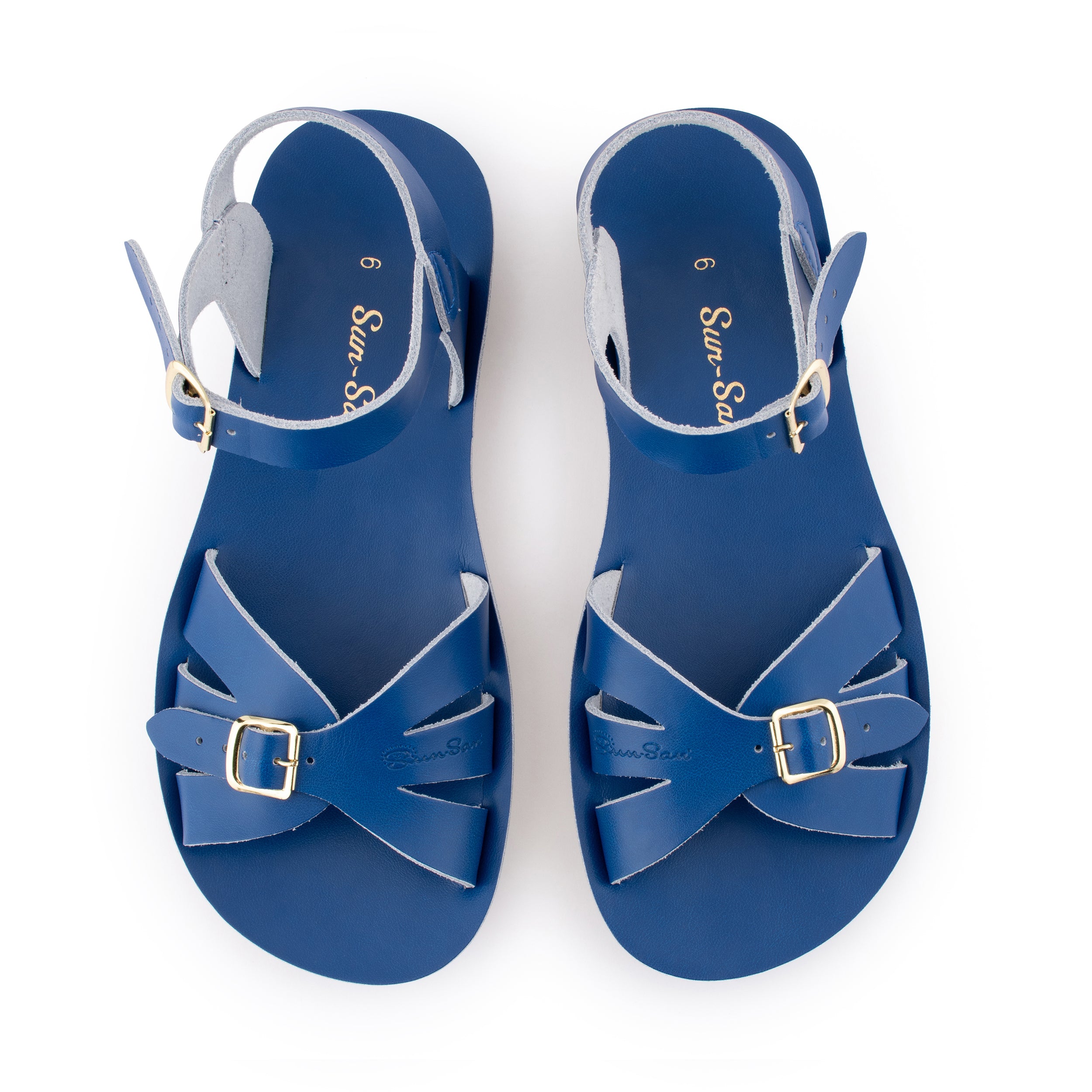 SunSan Boardwalk Cobalt Adult Salt Water Sandals AU