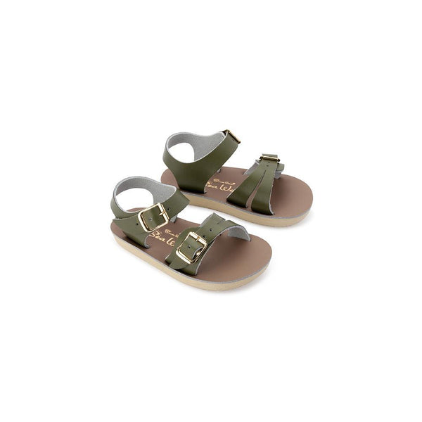 Olive green salt water sandals store
