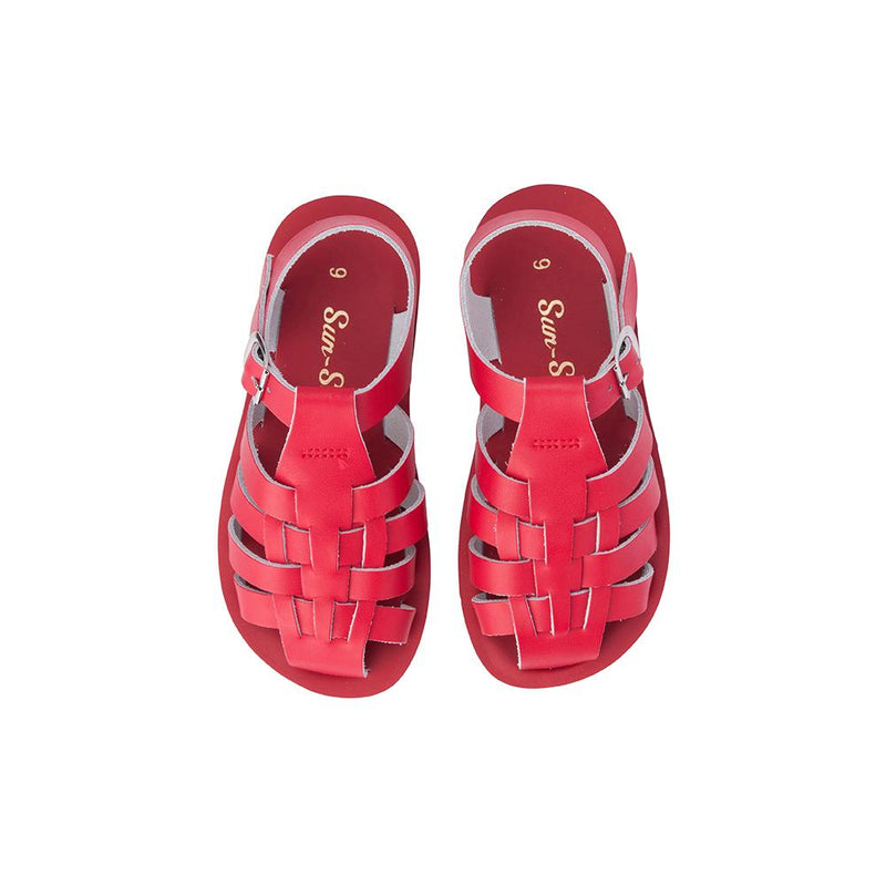 Sun San Sailor Red Kids Salt Water Sandals AU