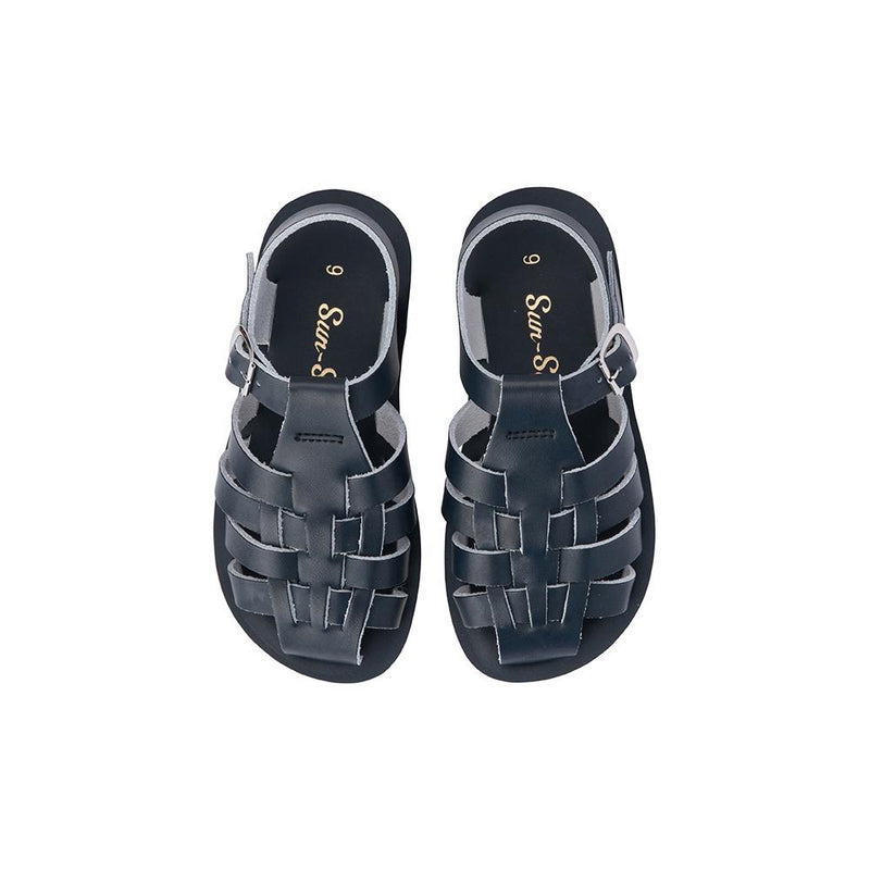Sun San Sailor Navy Kids Salt Water Sandals AU