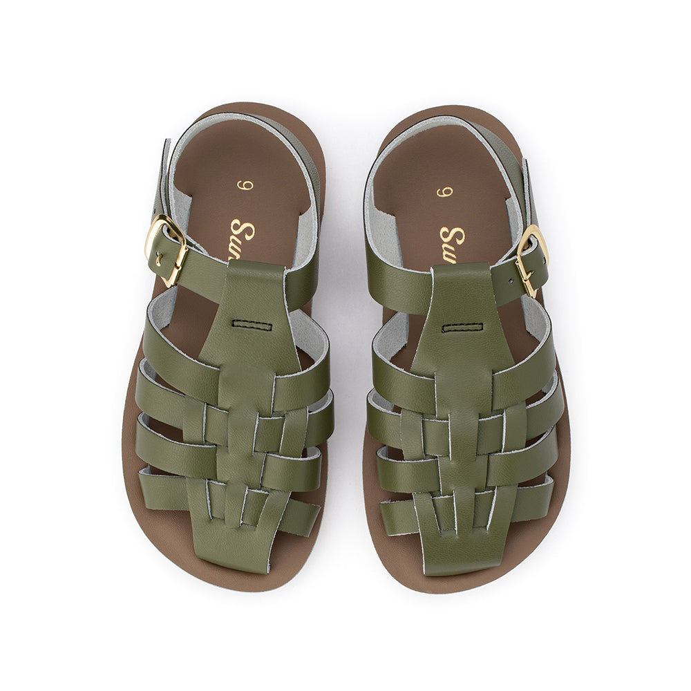 Sandalias De Agua Salada Peekaboo Boutique Para Niños Ropa De Cuero
