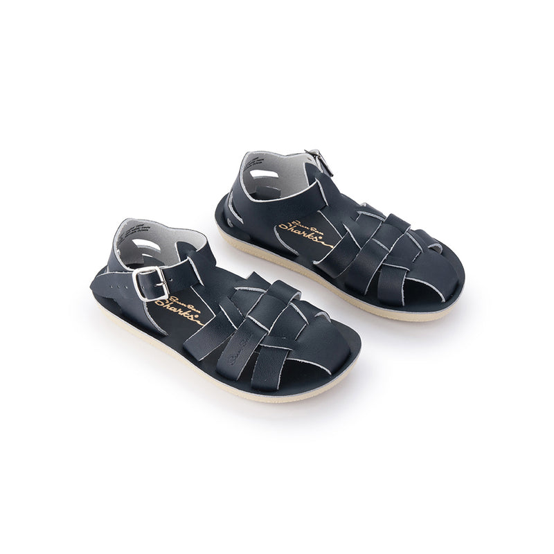 Sun-San Shark Navy Kids – FINAL SALE – Salt Water Sandals AU