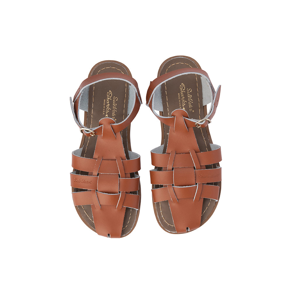 サンダル Salt Water Sandals Shark Tan 12 (19cm) Salt Water Shark Tan Youth – Salt Water Sandals AU