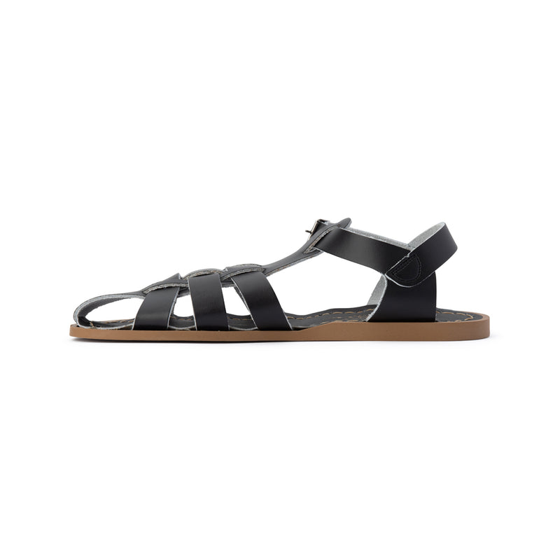 Salt Water Shark Black – Adult – Salt Water Sandals AU