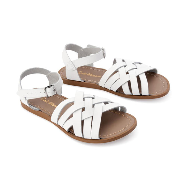 Salt Water Retro White Kids – FINAL SALE