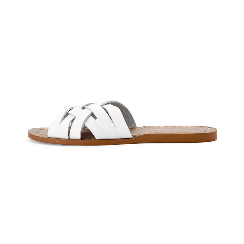 Salt Water Retro Slide White