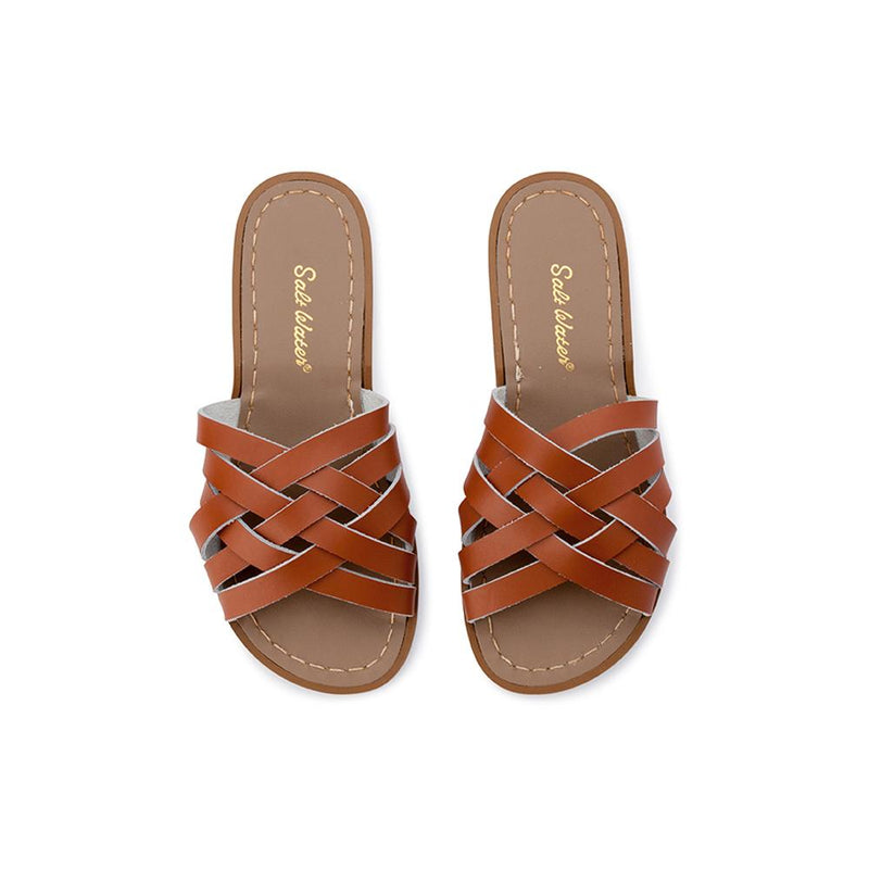 Salt Water Retro Slide Tan Youth