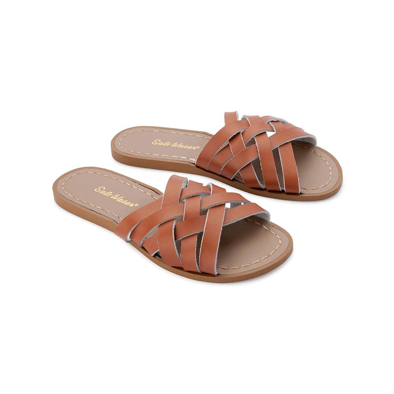 Salt Water Retro Slide Tan Youth