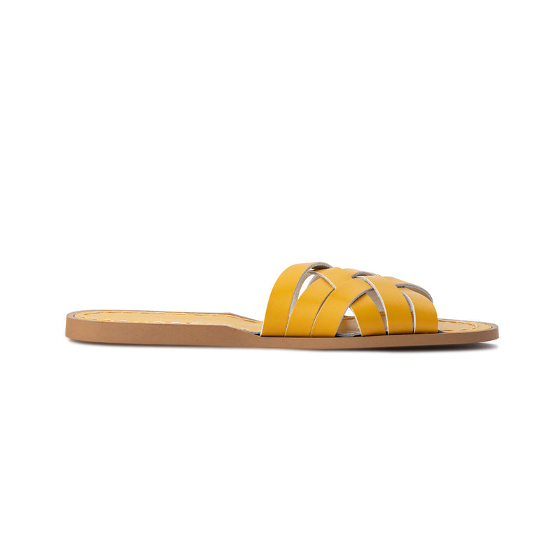 Salt Water Retro Slide Mustard – Adults – FINAL SALE