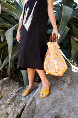 Salt Water Retro Slide Mustard – Adults – FINAL SALE