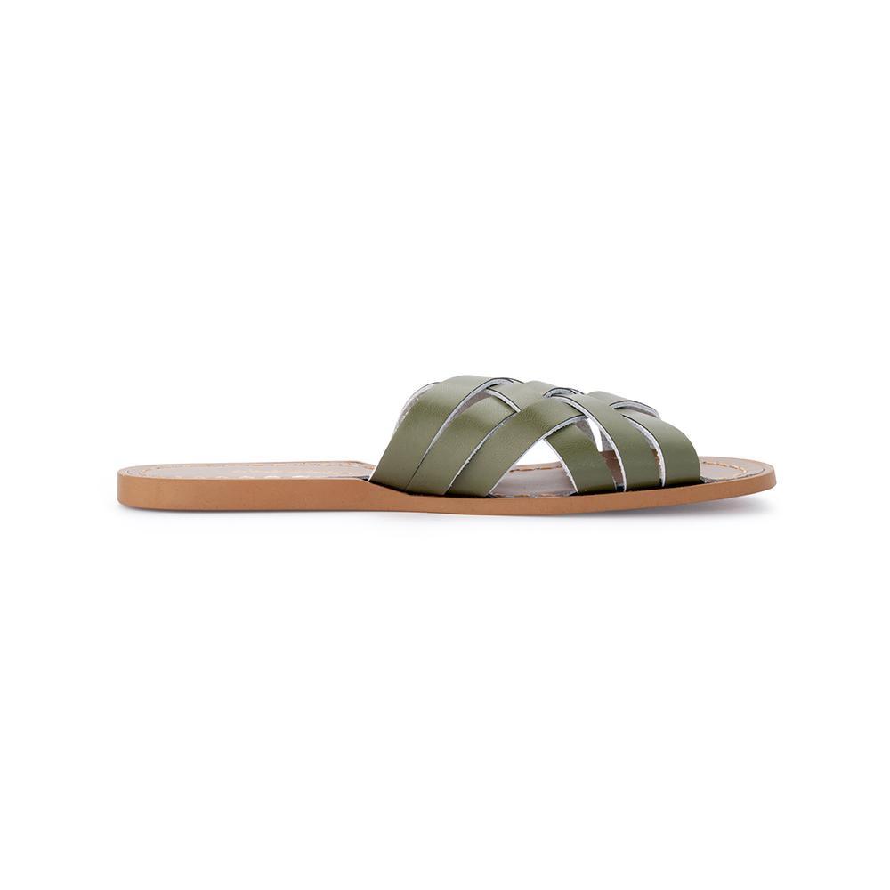 Salt Water Retro Slide Olive Salt Water Sandals AU