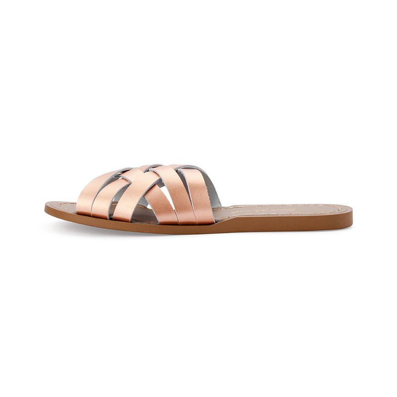 Salt Water Retro Slide Rose Gold - FINAL SALE