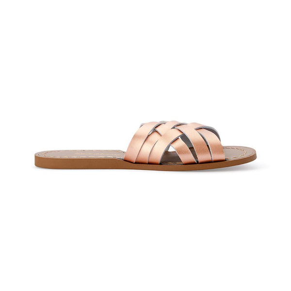 Salt Water Retro Slide Rose Gold - FINAL SALE