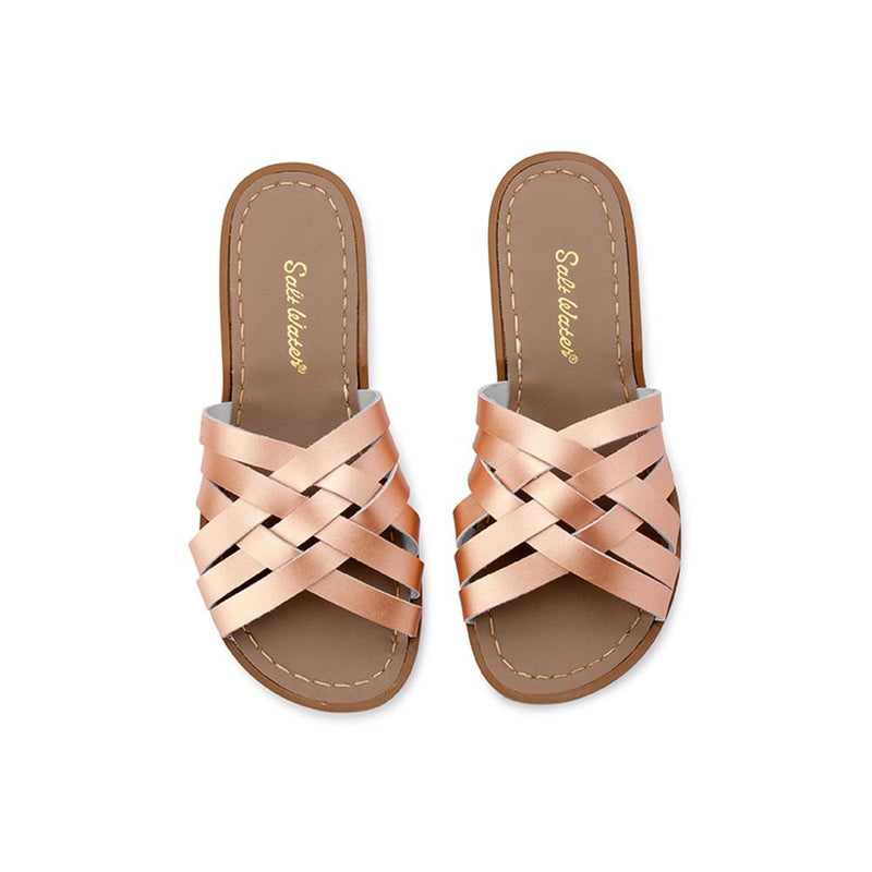 Salt Water Retro Slide Rose Gold - FINAL SALE