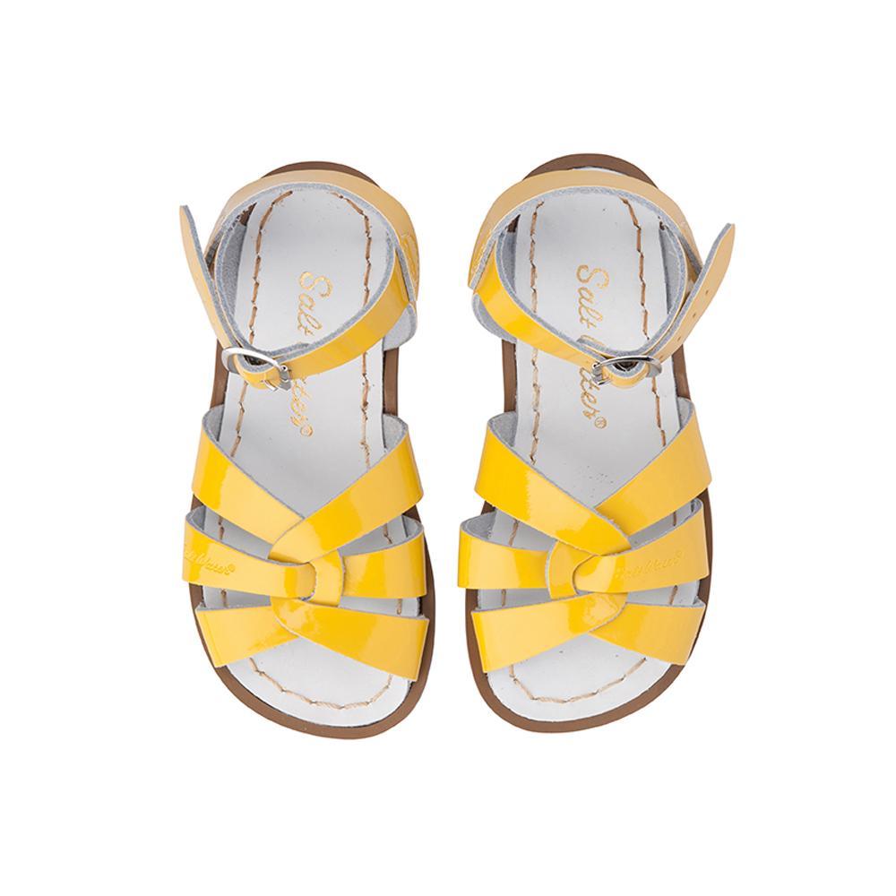 Salt Water Original Shiny Yellow Kids - FINAL SALE – Salt Water Sandals AU