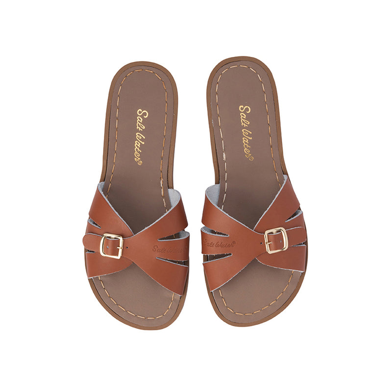 Salt Water Classic Slide Tan Youth – FINAL SALE