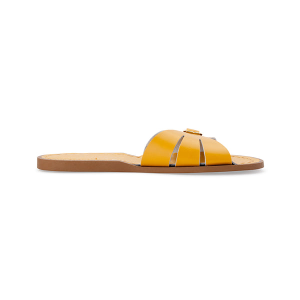 Salt Water Classic Slide Mustard Adult - FINAL SALE