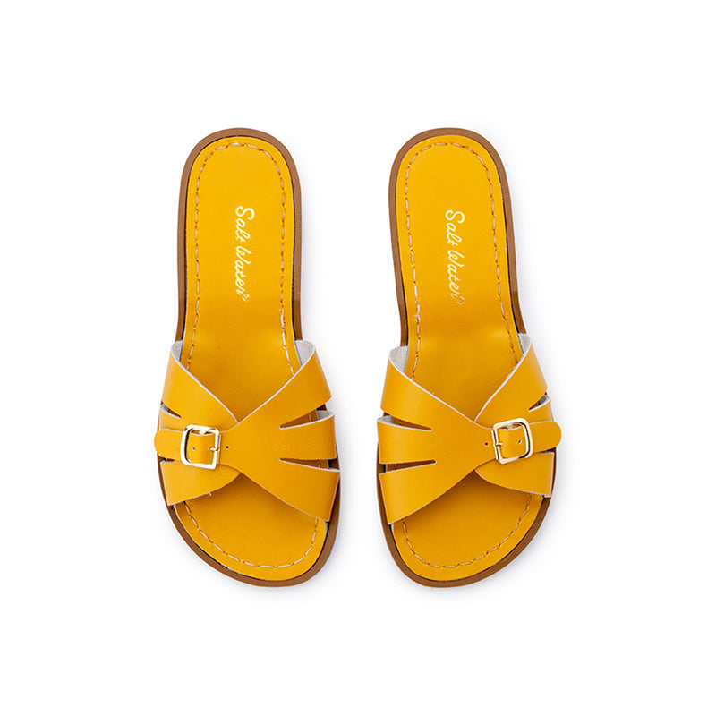 Salt Water Classic Slide Mustard Adult - FINAL SALE