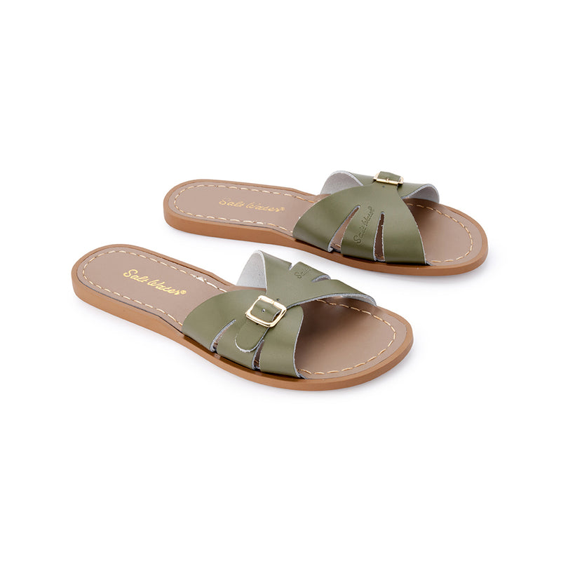 Salt Water Classic Slide Olive Adult