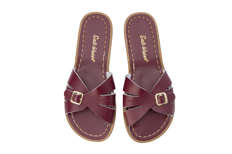 Salt Water Classic Slide Claret Adult - FINAL SALE