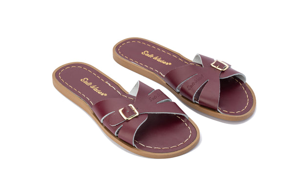 Salt Water Classic Slide Claret Adult - FINAL SALE