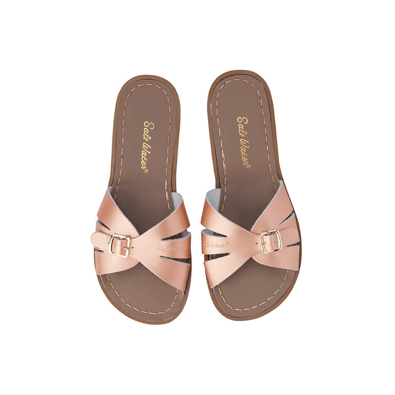 Salt Water Classic Slide Rose Gold Adult