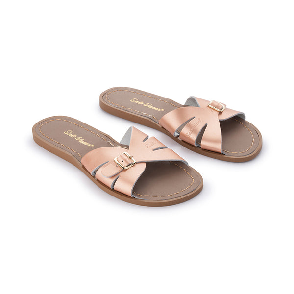 Salt Water Classic Slide Rose Gold Adult